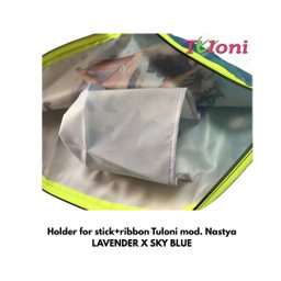 TULONI | Holder for stick+ribbon Tuloni mod. Nastya -LAVENDER x SKY BLUE