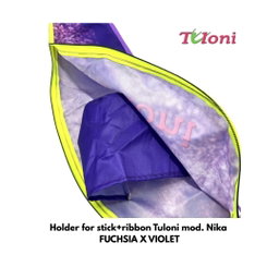 TULONI | Holder for stick+ribbon Tuloni mod. Nika -FUCHSIA x VIOLET