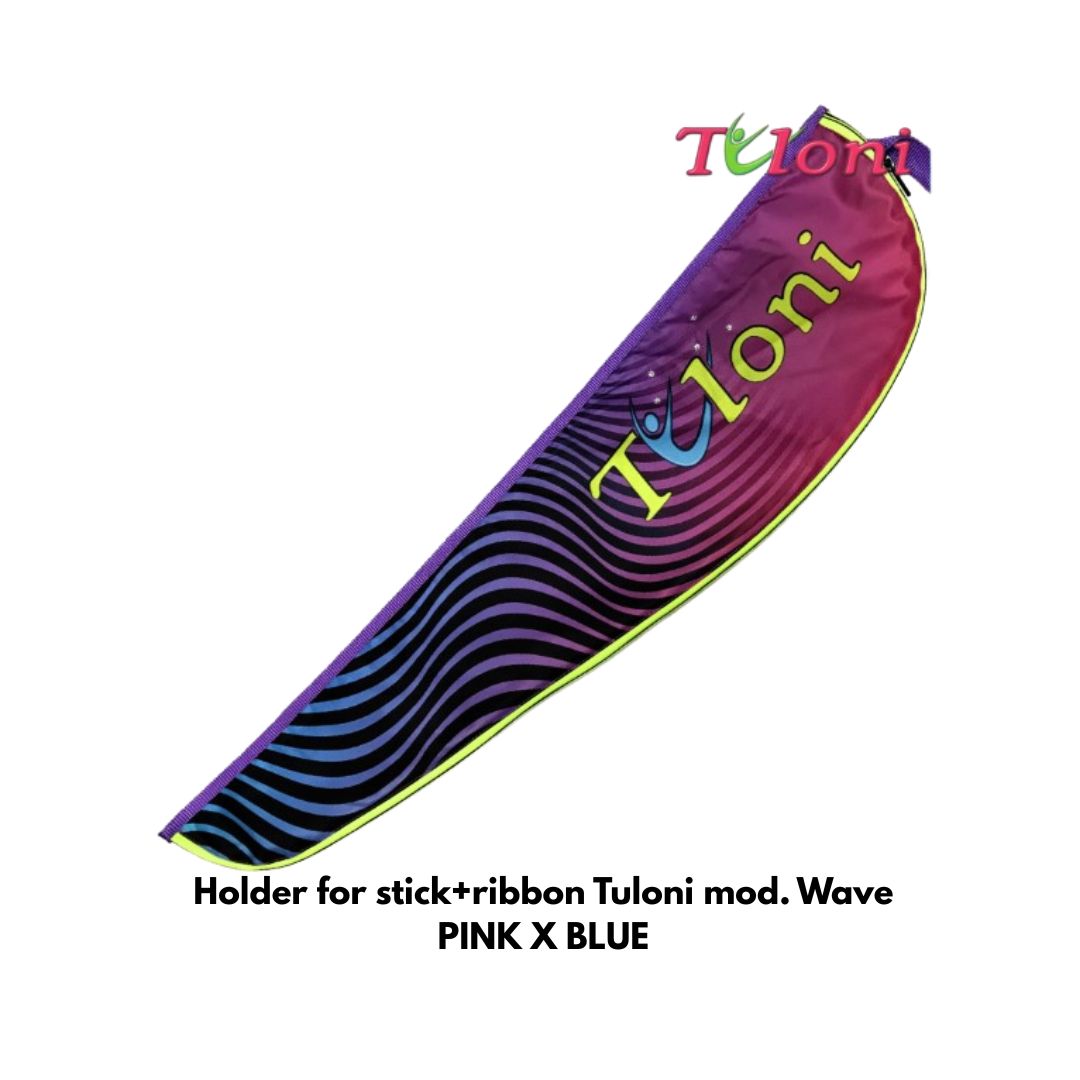 TULONI | Holder for stick+ribbon Tuloni mod. Wave - PINK X BLUE_0