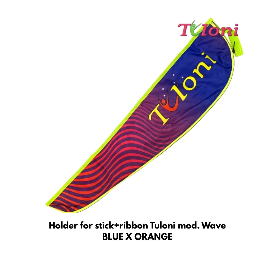 TULONI | Holder for stick+ribbon Tuloni mod. Wave - BLUE x ORANGE_0