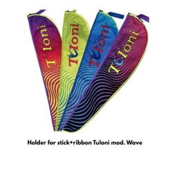 TULONI | Holder for stick+ribbon Tuloni mod. Wave - BLUE x ORANGE