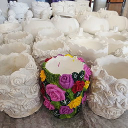 Wholesale Clay Stationary Holder Painting