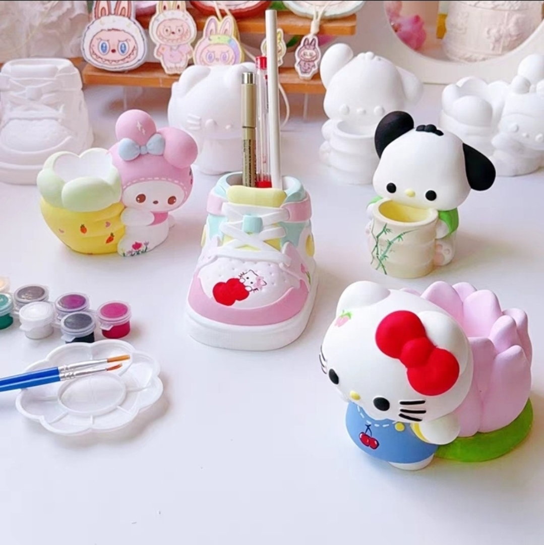 Wholesale Clay Stationary Holder Painting