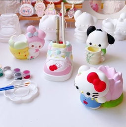 Wholesale Clay Stationary Holder Painting
