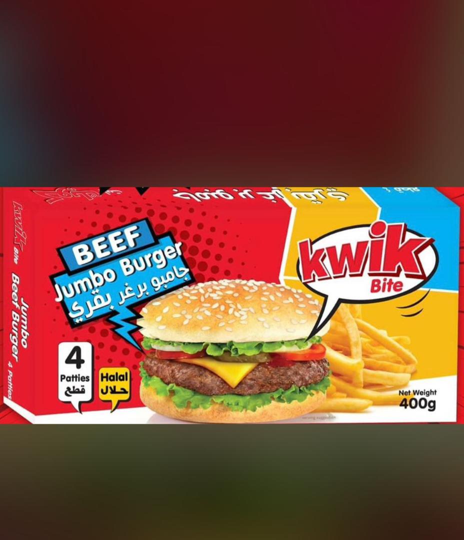 MPS20- Beef Jumbo Burger Kwik Bite _0