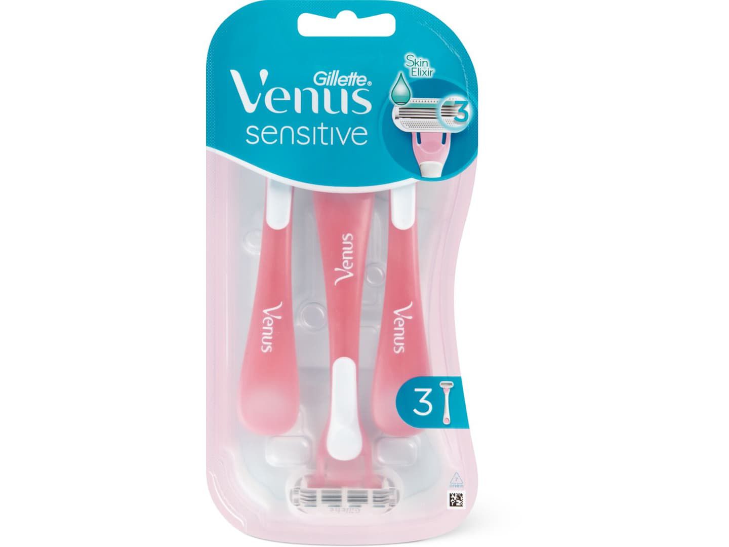 Gillette Venus Razor Sensitive 3 blades جيليت فينوس ماكينة حلاقة للبشرة الحساسة 3 شفرات_0