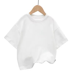 Camiseta de manga curta vintage lavada estilo rua americana, ajuste solto, algodão puro pesado, logotipo personalizável, top casual