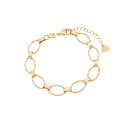 Pulseiras Navetes Vazados banhada a Ouro 18k