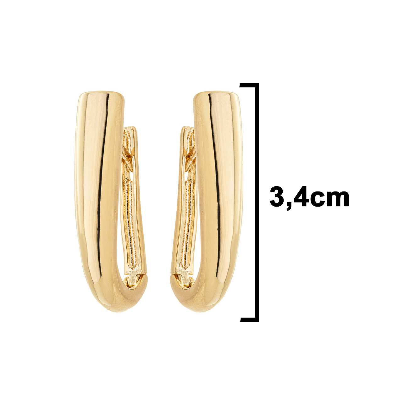 Argola Articulada Lisa banhada a Ouro 18k_0