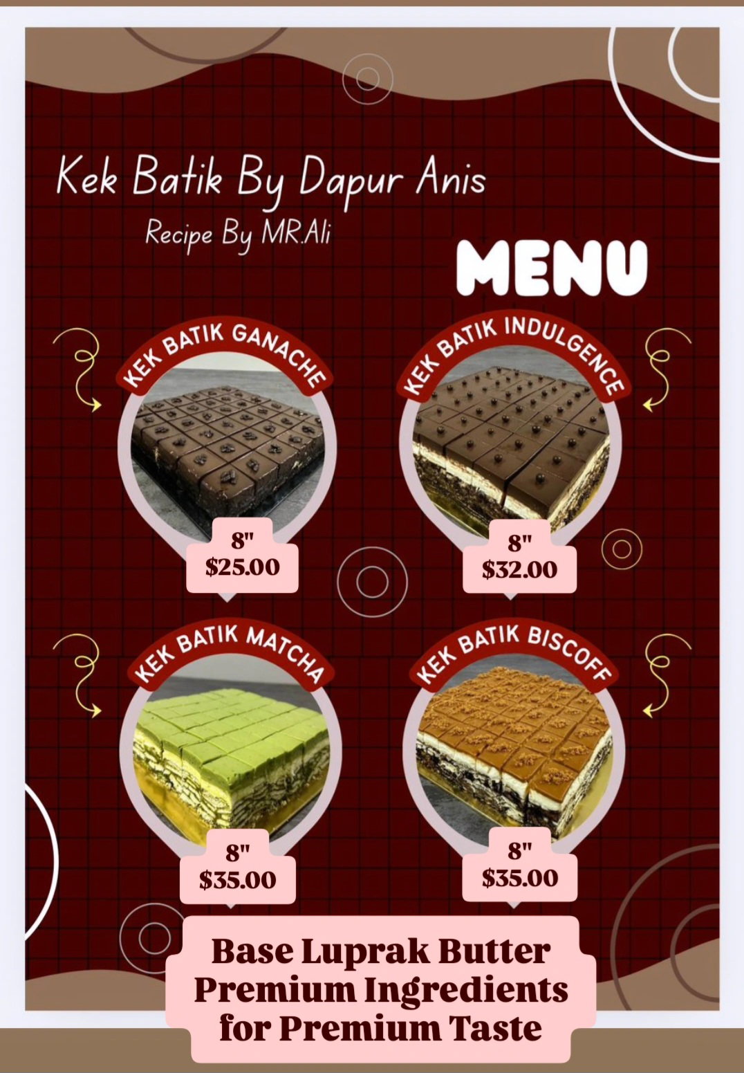 Kek Batik 8"