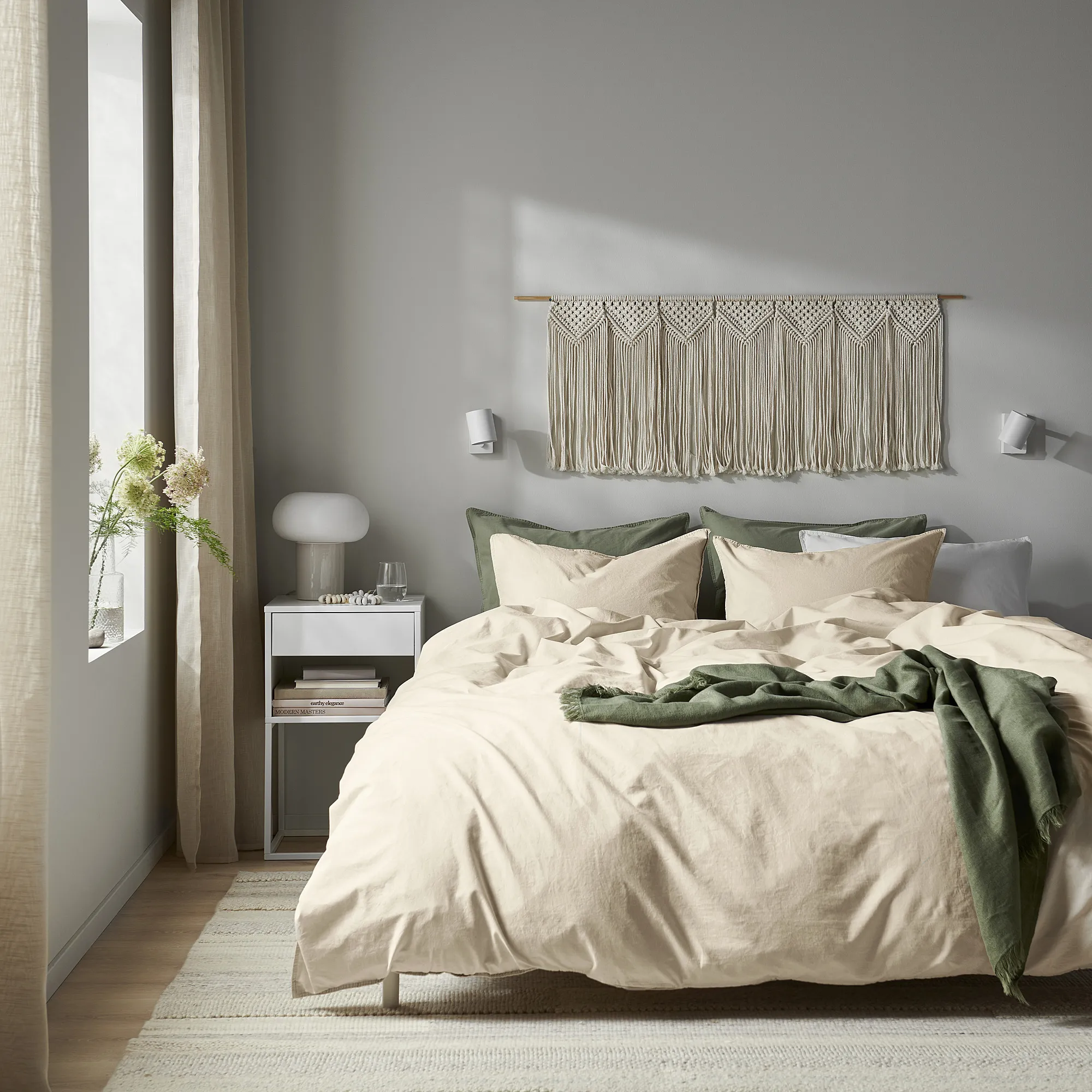 Duvet cover and 2 pillowcases IKEA ÄNGSLILJA 240x220/50x80 cm_4