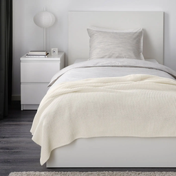 Throw off-white 130x170 cm IKEA INGABRITTA