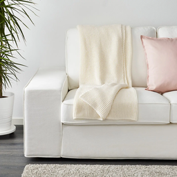 Throw off-white 130x170 cm IKEA INGABRITTA