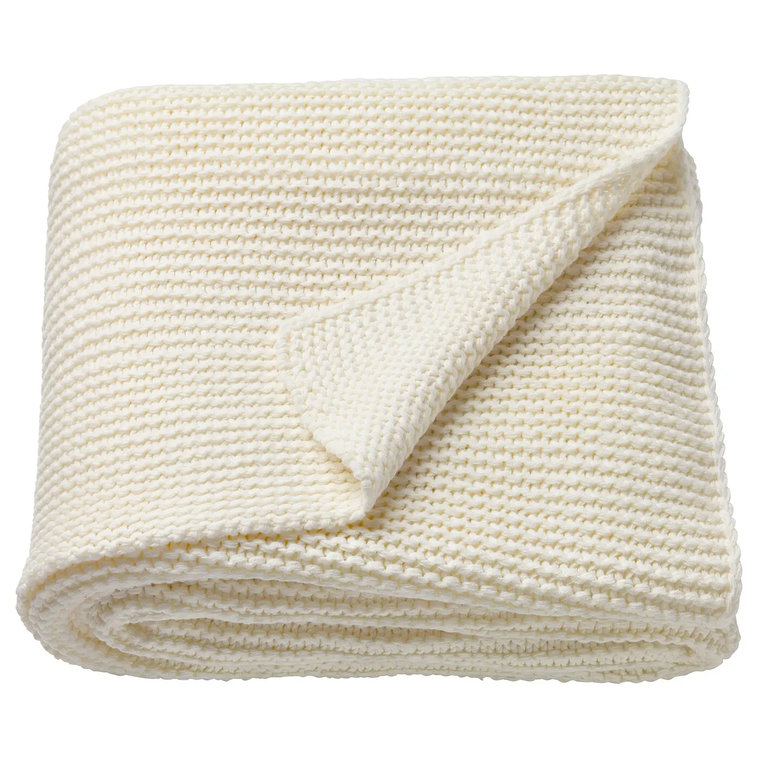 Throw off-white 130x170 cm IKEA INGABRITTA