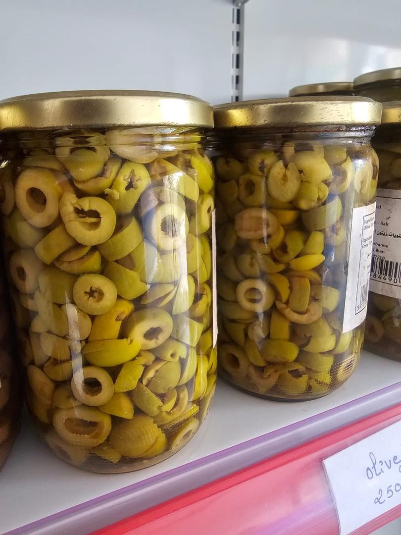 MPS27- Chtoura Chopped Green Olive canned زيتون اخضر مقطع