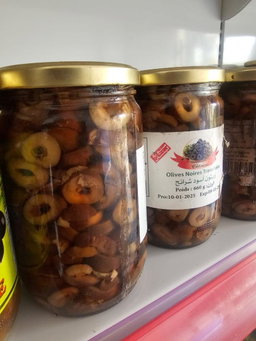 MPS28- Chtoura Chopped Black Olive canned زيتون اسود مقطع 