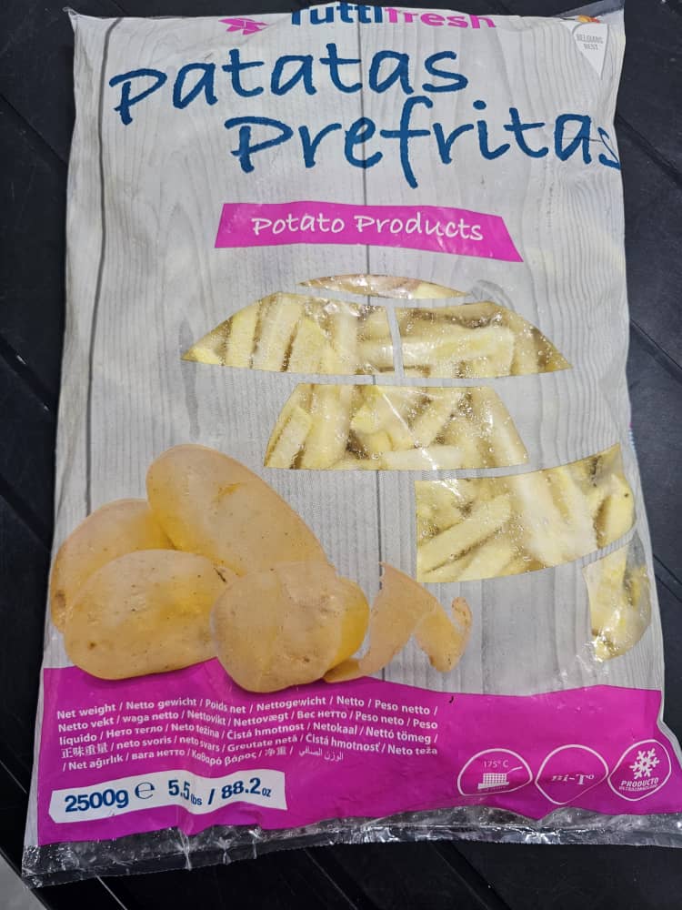 MPS25- Patatas Prefrita potatoes tutti fresh 2500g
