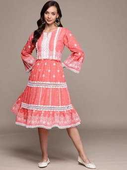 Tunic Cotton Knee Midi