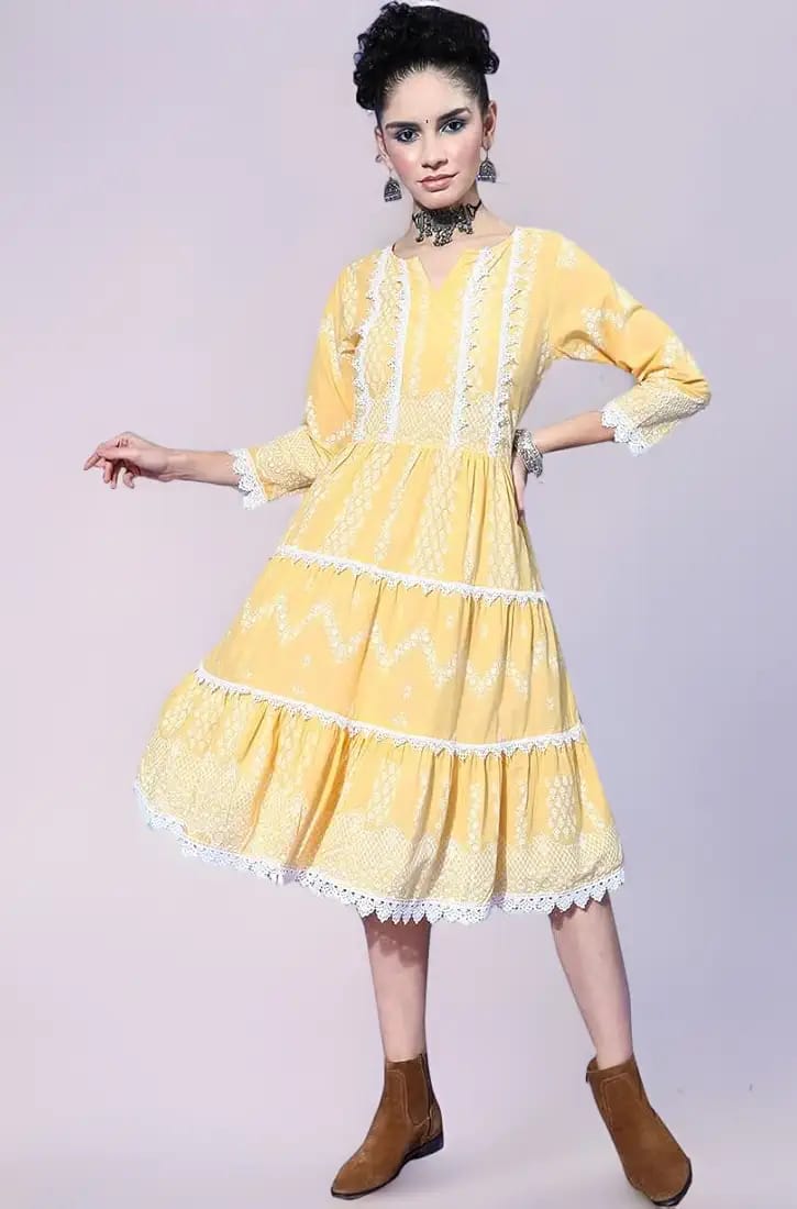 Tunic Cotton Knee Midi_1