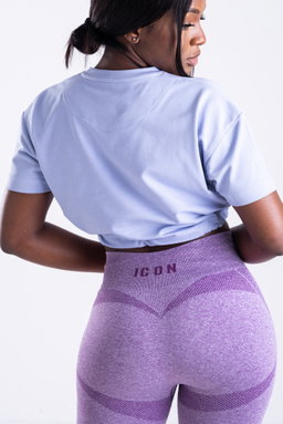 Icon Crop T-Shirt (lilac)
