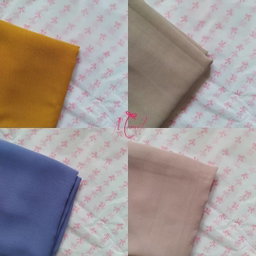 طرحة مدمجة مع بندانه (ملون) 