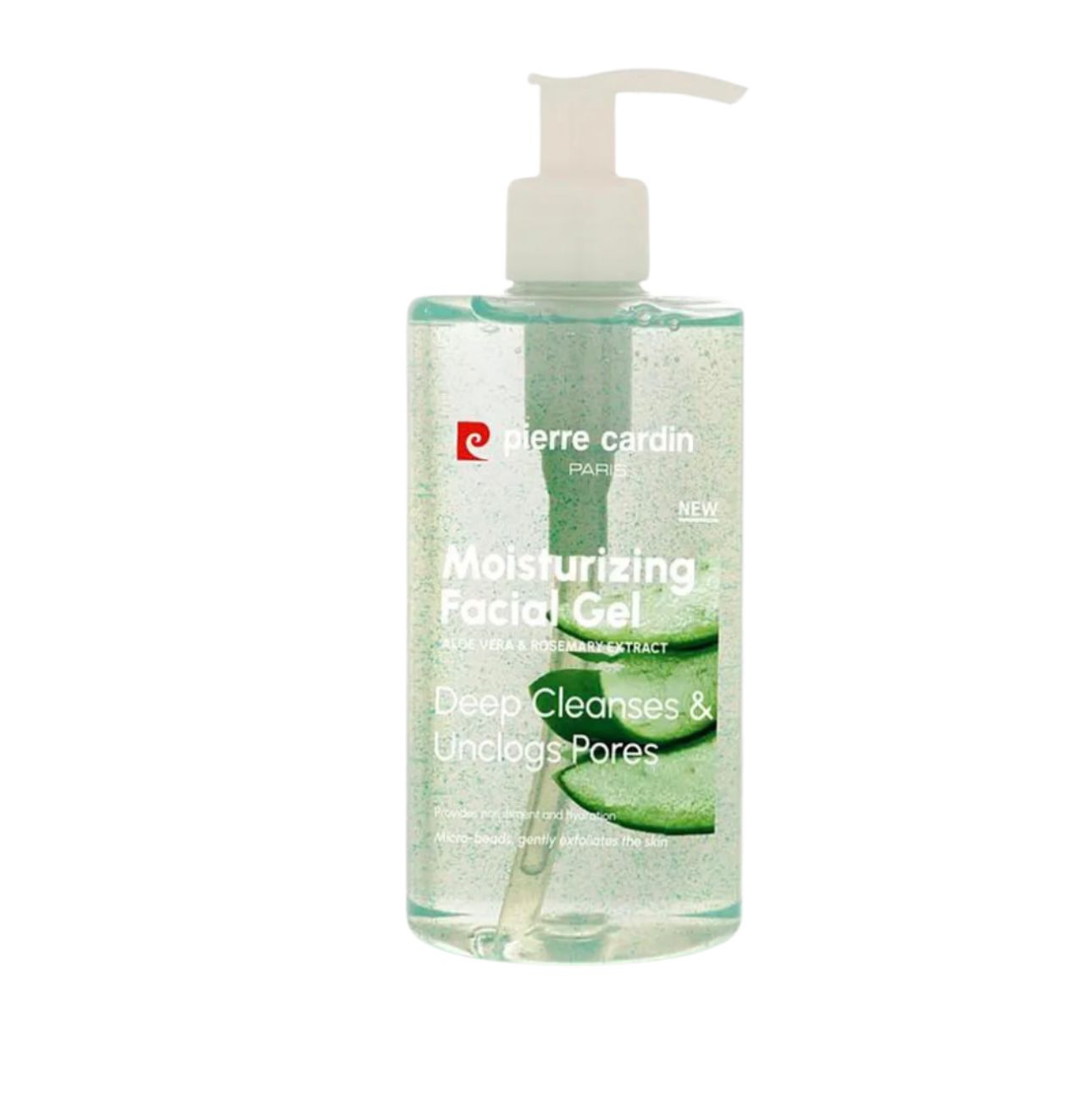 Pierre Cardin moisturizing facial wash Aloe vera extract - بيير كاردان غسول الوجه المرطب بخلاصة الصبار وإكليل الجبل جل رغوي- 350 مل_0