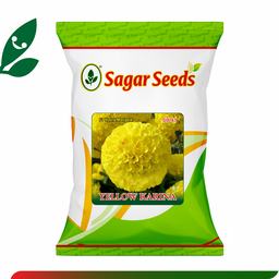 Sagar Yellow Karina F1 Marigold (100 Seeds)