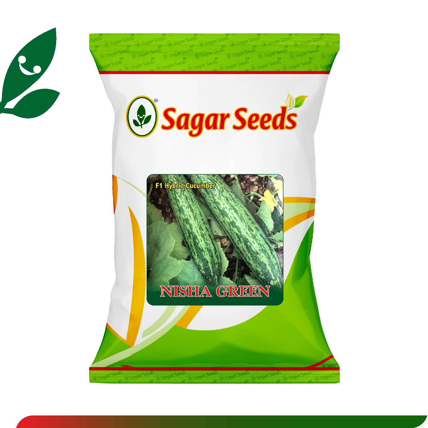 Sagar Nisha Green F1 Cucumber (50g)_0