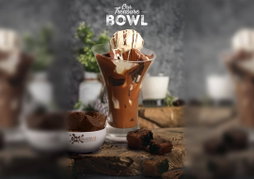 Brownies dans un bol 