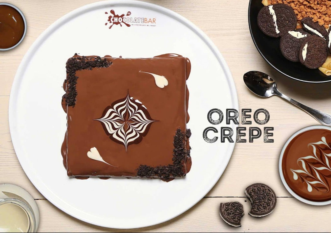 Crêpe aux Oreo
