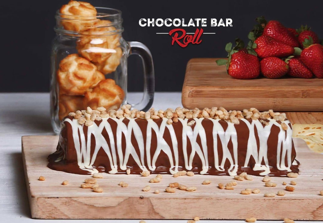 Rouler de chocolate bar