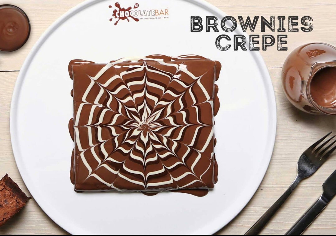 Crêpe aux brownies