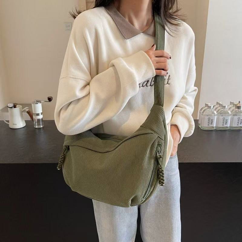 PREMIUM Corduroy Unisex Elara Sling bag _0