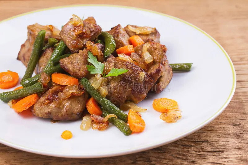 Foie aux légumes_0