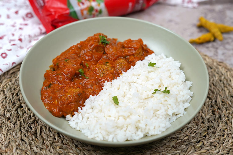 Riz blanc + sauce