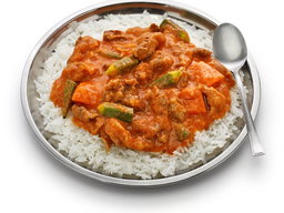 Riz blanc + sauce 