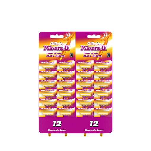 Gillette Minora II Disposable Razors Single