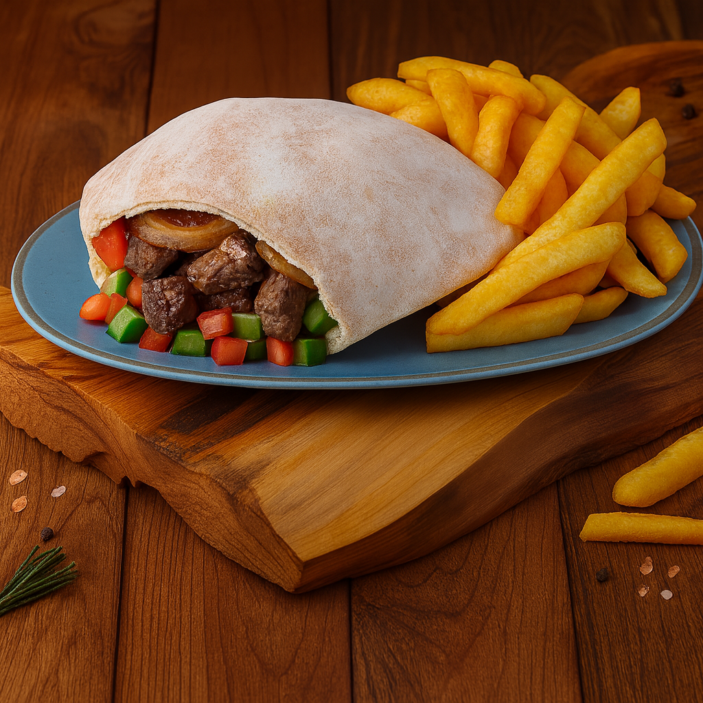 Beef Schwarma & Chips_0