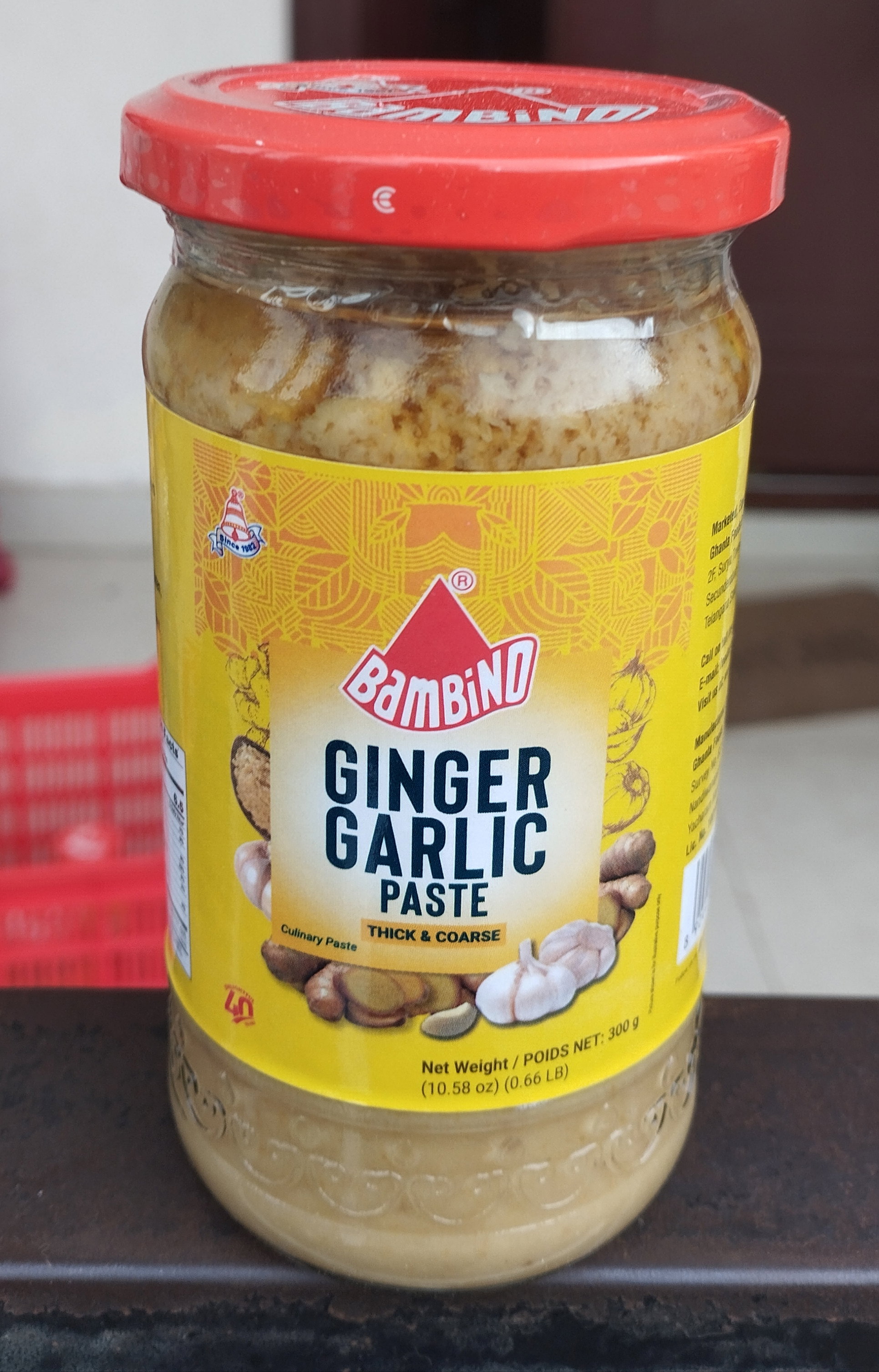 BAMBINO GINGER GARLIC PASTE 300 G _0