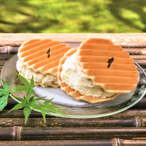 Senju Senbei from Kyoto Kogetsu Vanilla Ice Cream 1pc/ 4pcs