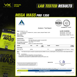 VITAXTRONG™ Mega Mass Pro 1350 (3lbs/ 1.4kg) | 70g Protein • 1350 kcal High Calorie Mass Gainer • Muscle & Weight Gain • Bulking [VX]