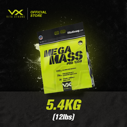 VITAXTRONG™ Mega Mass Pro 1350 | 70g Protein (12lbs/ 5.4kg) • 1350 kcal High Calorie Mass Gainer • Muscle & Weight Gain • Bulking [VX]