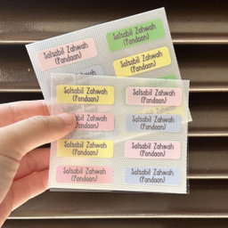 (stiker BAJU) Printed Polyflex COLORSET