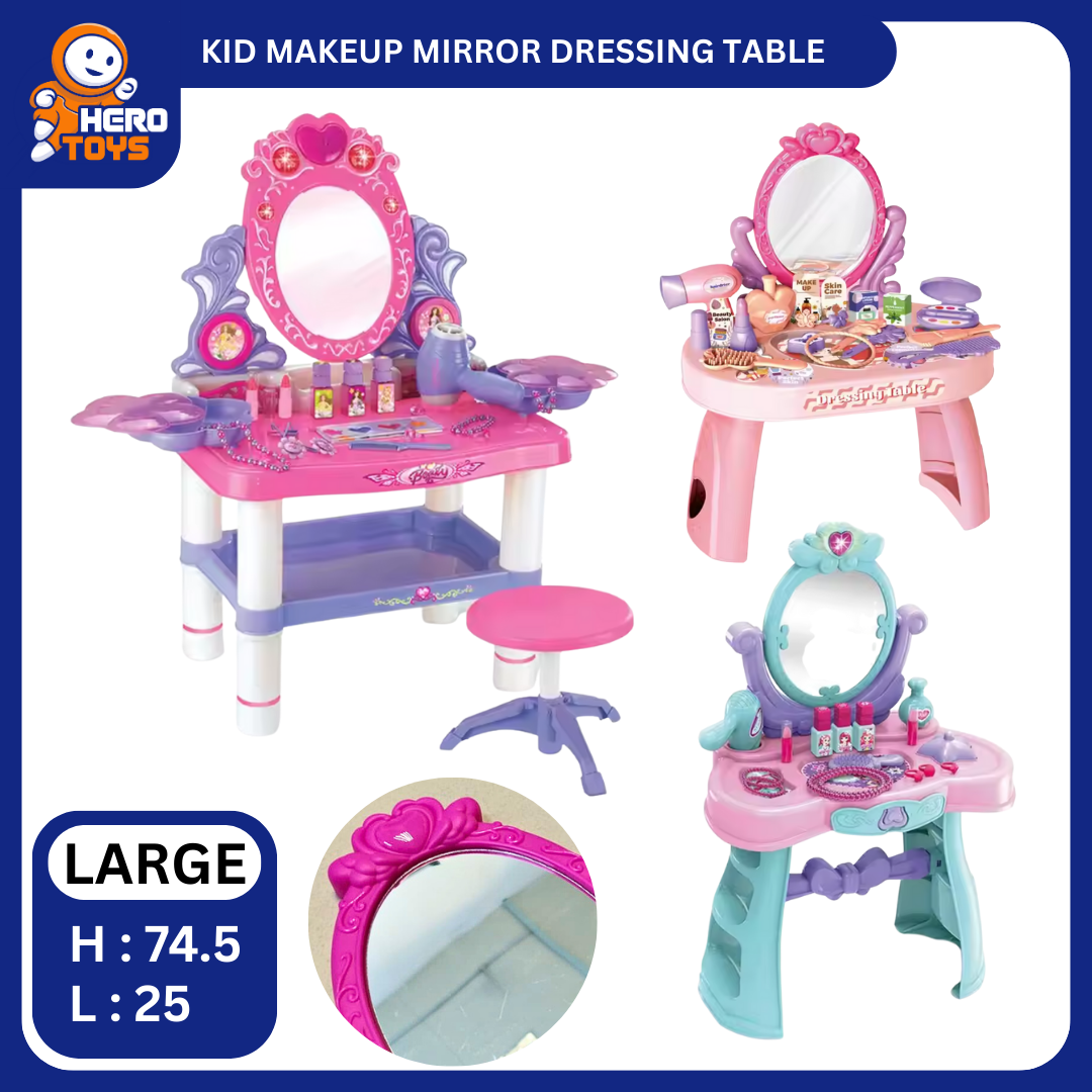 KID MAKEUP MIRROR DRESSING TABLE (MEJA SOLEK CERMIN KANAK-KANAK)_0