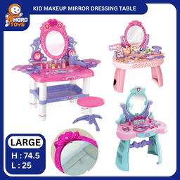 KID MAKEUP MIRROR DRESSING TABLE (MEJA SOLEK CERMIN KANAK-KANAK)