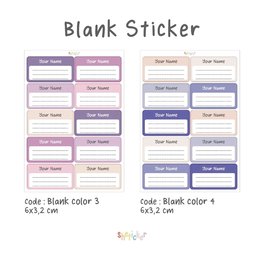 Blank Sticker