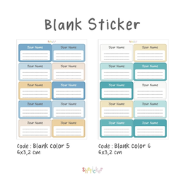 Blank Sticker