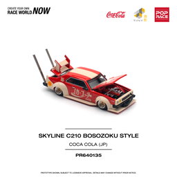 POP RACE MODEL 1/64 SKYLINE C210 KAIDO RACER (BOSOZOKU STYLE) - COLA JP