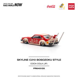 POP RACE MODEL 1/64 SKYLINE C210 KAIDO RACER (BOSOZOKU STYLE) - COLA JP