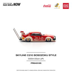 POP RACE MODEL 1/64 SKYLINE C210 KAIDO RACER (BOSOZOKU STYLE) - COLA JP